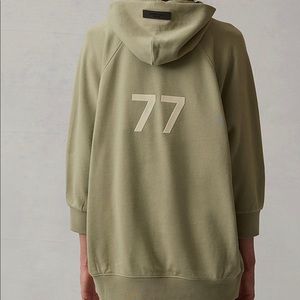 🆕 Essentials Fear of God Sea Foam 3/4 sleeve hoodie